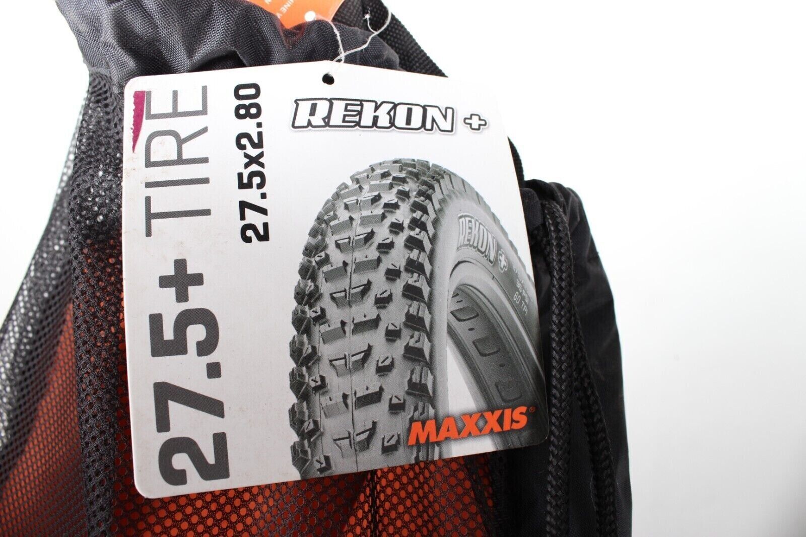 NIB Maxxis Rekon 27.5x2.80 MTB Tire W/ Maxxis Bag 60TPI Tubeless Ready