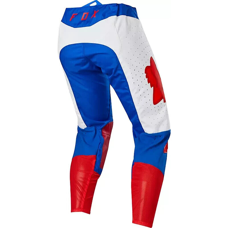 Fox Racing Airline Off-Road MX Motocross Pants PILR Blue/Red/White SIZE 38 Men's