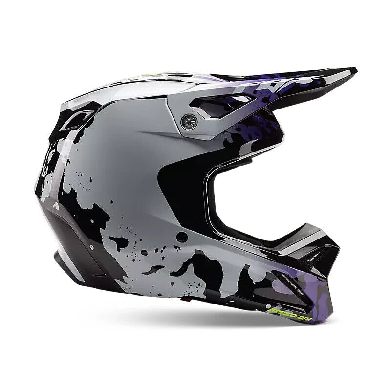 FOX RACING V1 MORPHIC MX HELMET - BLACK/WHITE - MOTOCROSS/OFFROAD