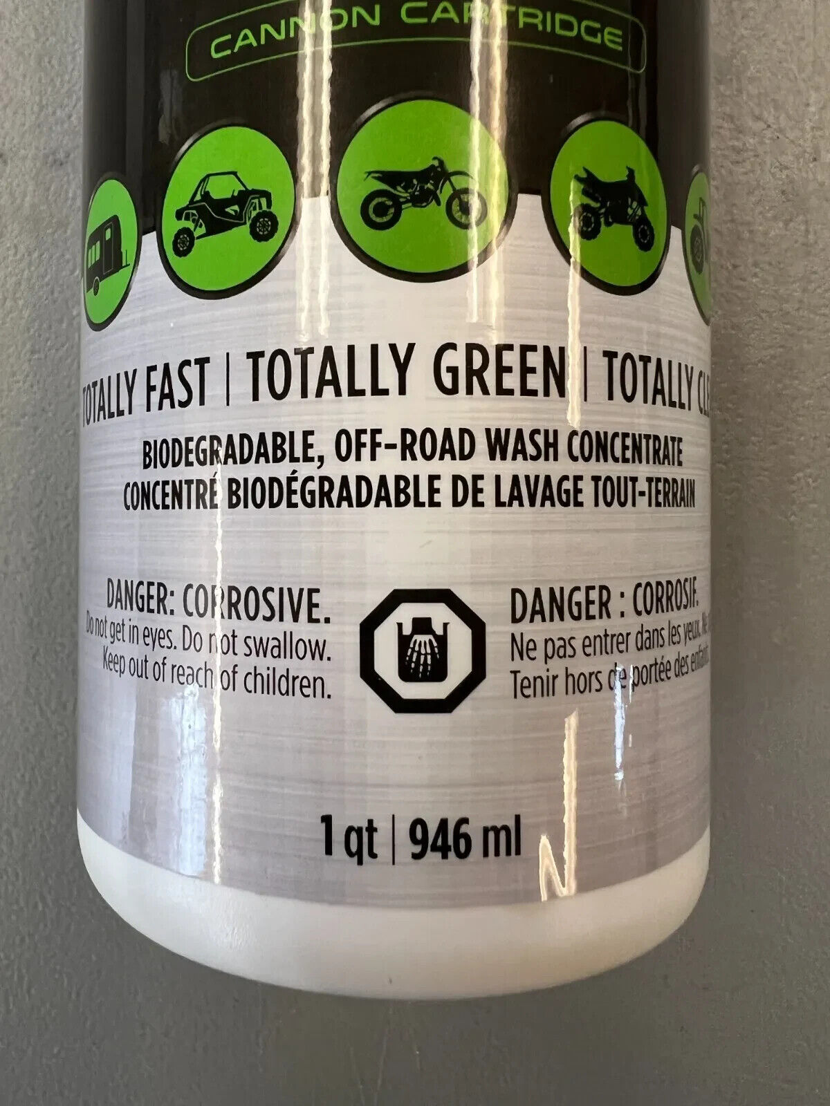 Total Wash Off-Road Cartridge WR Performance 1qt / 946mL MX ATV UTV Soap Cleaner