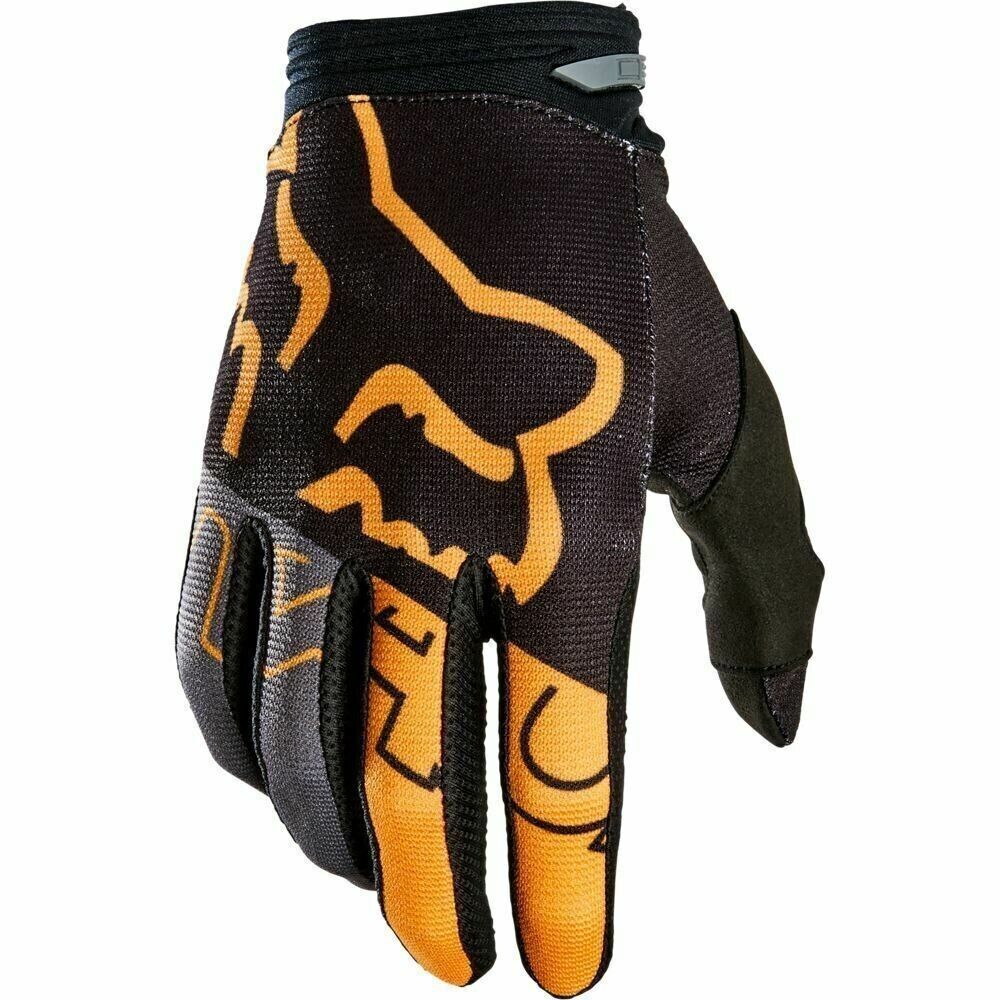 FOX YOUTH 180 SKEW GLOVES - TORTOISE/BRONZE - YOUTH MEDIUM -