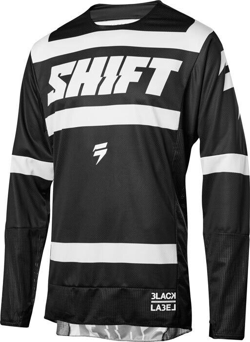 SHIFT 3LACK Strike Jersey Black/White