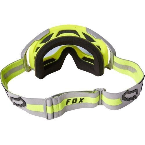Fox Racing Steel Grey/Fl Yellow Airspace Merz Goggles w/ Dark Gray Lens Adult