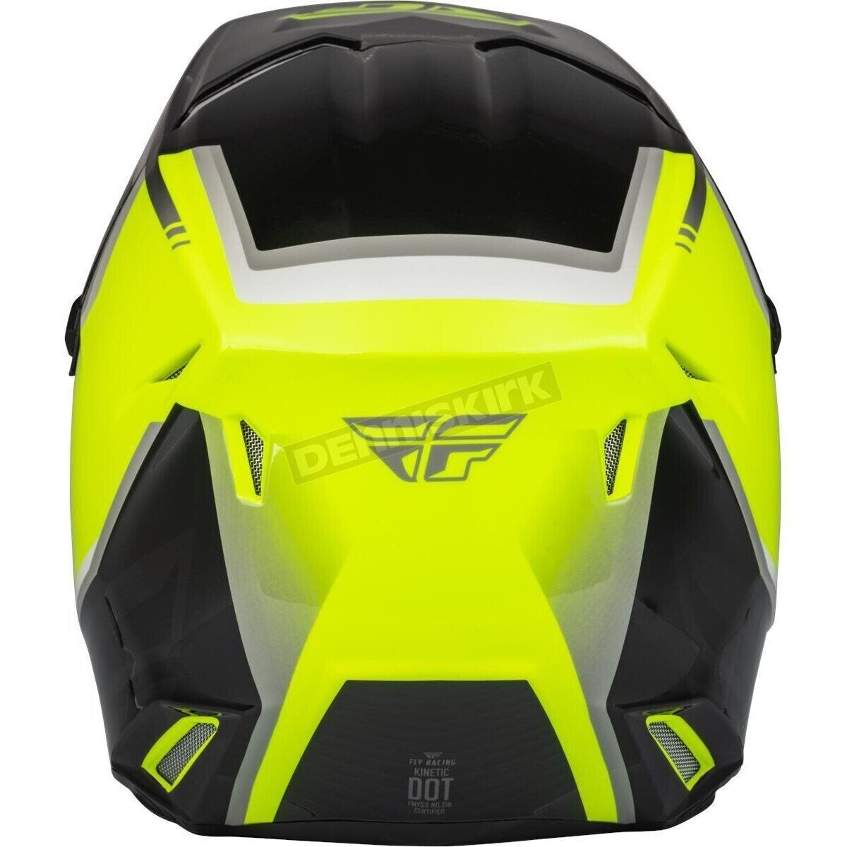 Fly Racing Youth Hi-Vis/Black Kinetic Vision Helmet (Youth Small) 73-8651YS