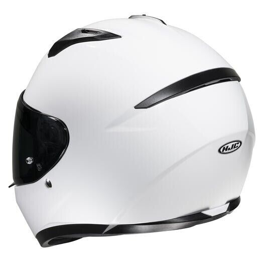 HJC C10 Solid Motorcycle Helmet White