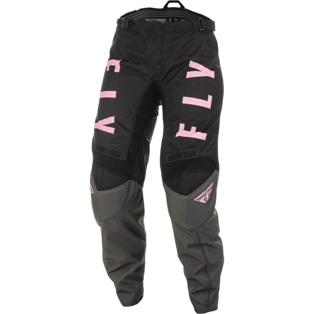 Fly Racing F-16 Girl's MX Pants Size 24 Grey/Black/Pink 375-83124