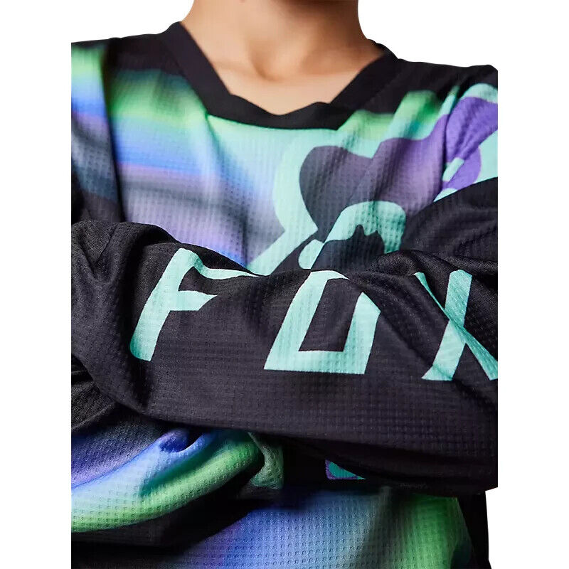 Fox Youth Black 180 Toxsyk Jersey (Boys X-L) 29713-001-YXL