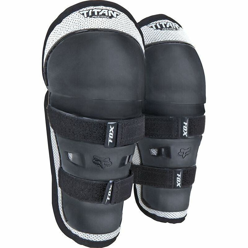 Fox Racing Titan Peewee Knee/Shin Guards - Blk - 08037-464-OS