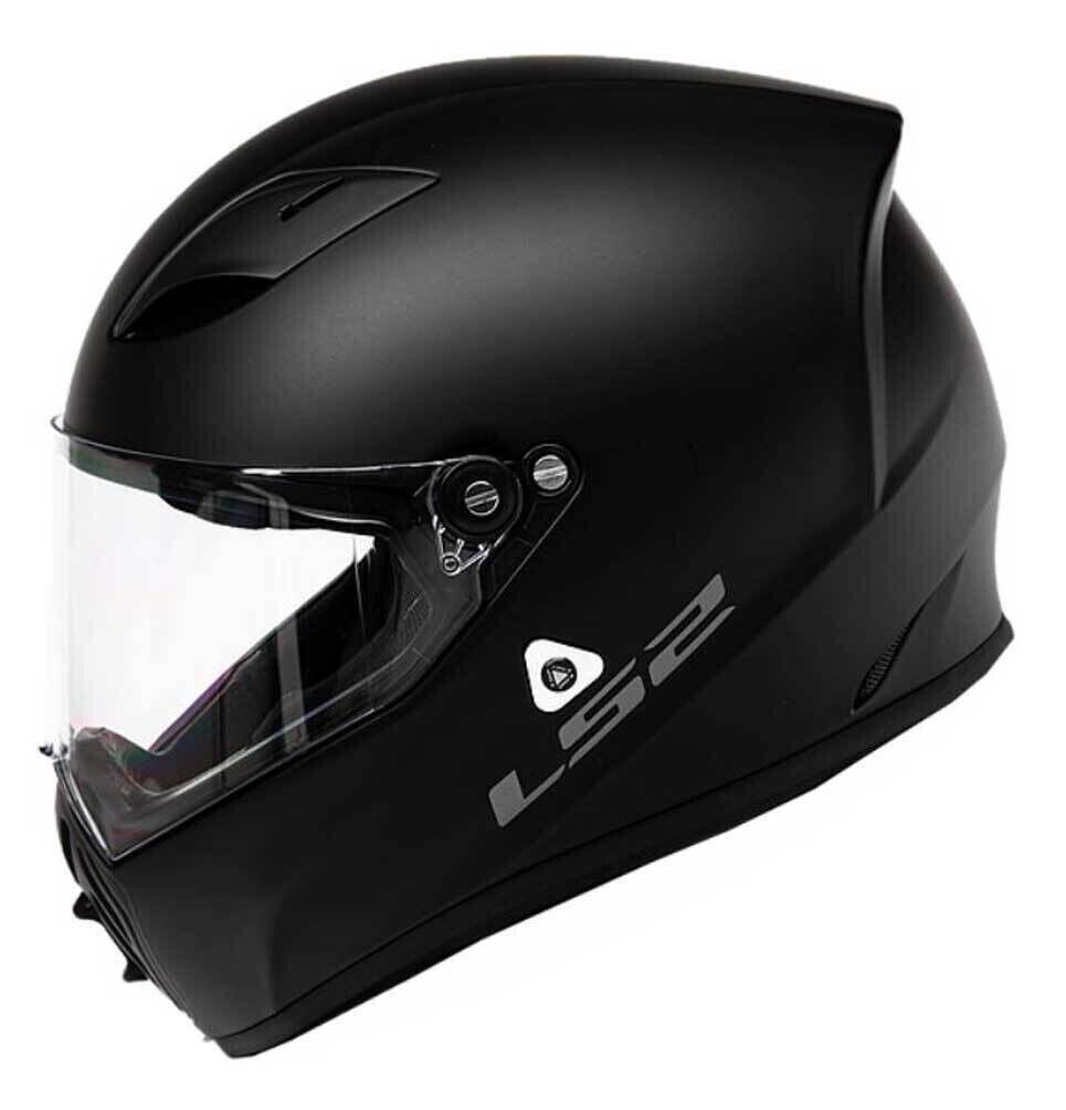 LS2 Helmets Street Fighter Full Face Motorcycle Helmet, Matte Black 419-301
