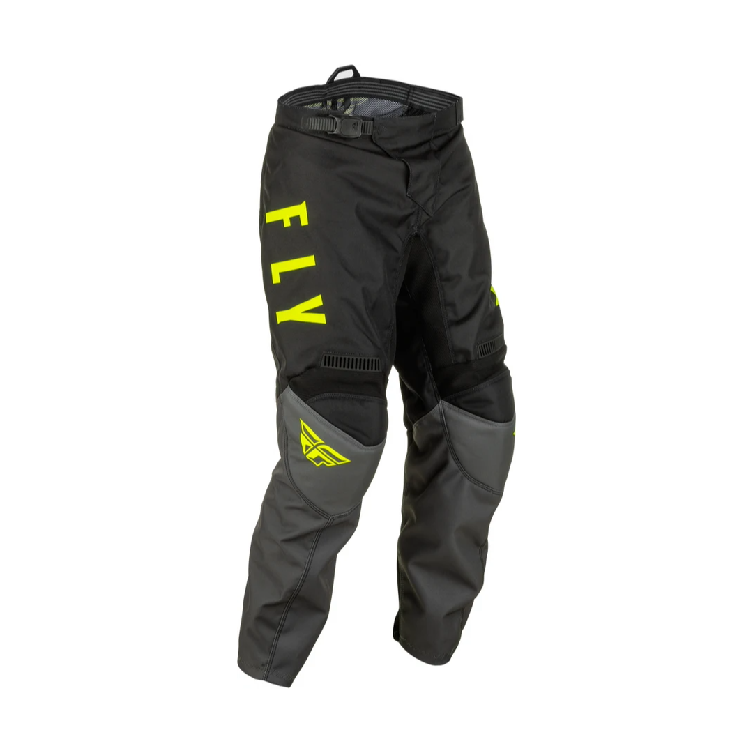 FLY RACING YOUTH F-16 PANTS - Size 18 GREY/BLACK/HI-VIS 375-93218