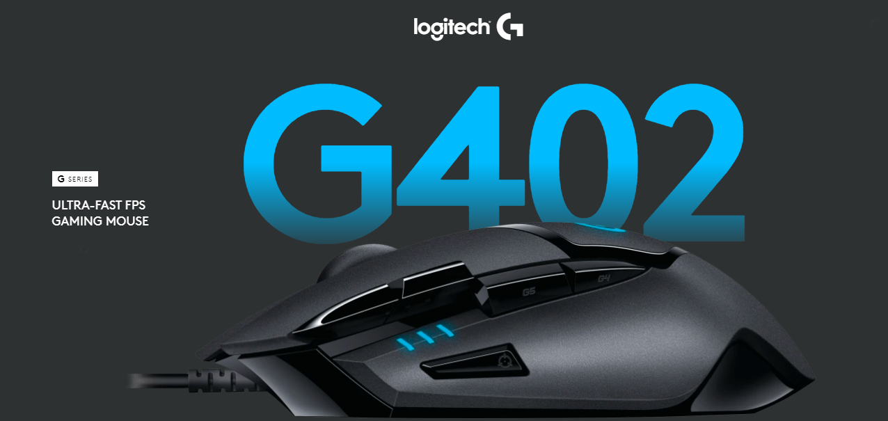 Logitech G G402 Hyperion Fury souris USB Type-A Optique (910-004067)