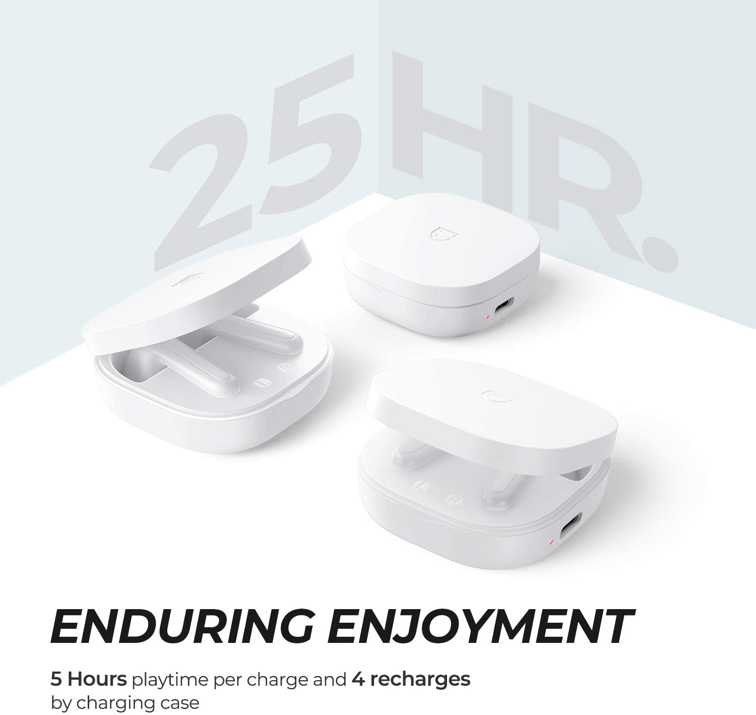 SoundPEATS TrueAir2 Wireless Earbuds, 4 Mics, HiFi, Touch Control - Wh –  Smartkoshk Stores