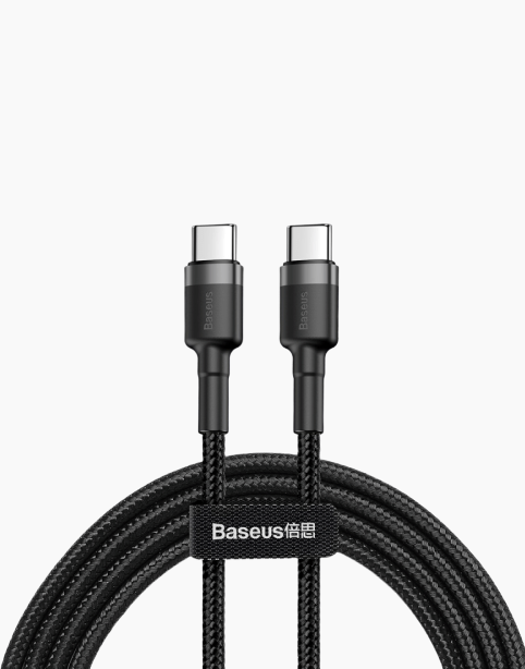 Baseus Cafule PD 60W flash charging For Type-C to C cable Gray/Black
