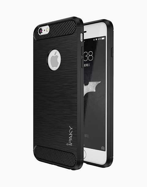Armor By iPaky Flexible Slim Case Anti-fingerprint &amp; Anti-shocks For iPhone 6 Plus – Black