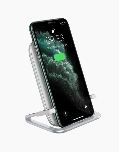 Baseus Rib 15w Fast Wireless Charger White