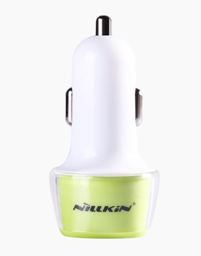 Jelly Car Charger Dual USB - Green