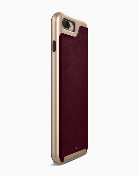 iPhone 7 Plus Caseology Envoy Classic Rich Texture PU Leather Cherry Oak