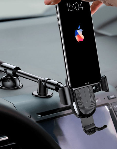 Heukji By Baseus Wireless Charger Gravity Car Mount Black