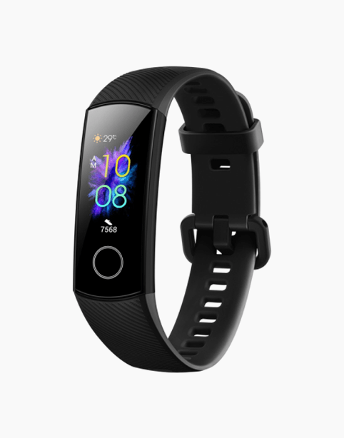 Honor Band 5 Fitness Tracker with AMOLED Display - Black
