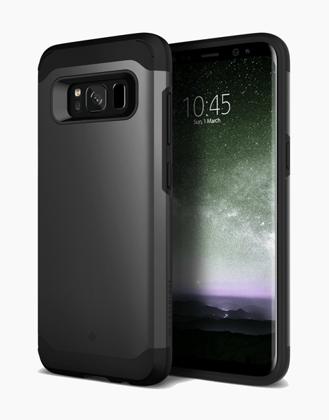 Legion Series From Caseology Heavy Duty Drop Protection Defense Shield Elite Armor for Galaxy S8 Plus - Black