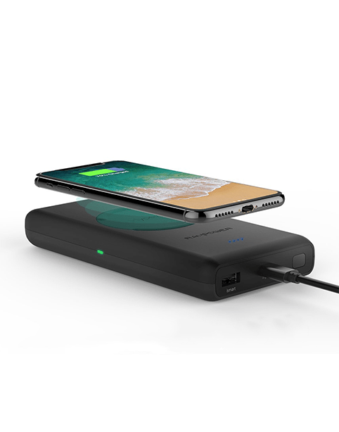 10400mAh Qi Wireless Power Bank By Ravpower Fast Wireless charging 10W with iSmart Technology