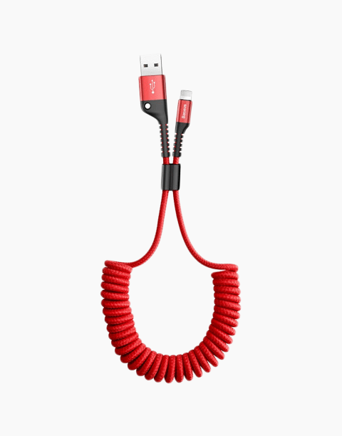 Fish Eye By Baseus Flexible Anti-Cut lightning Cable 1M Red