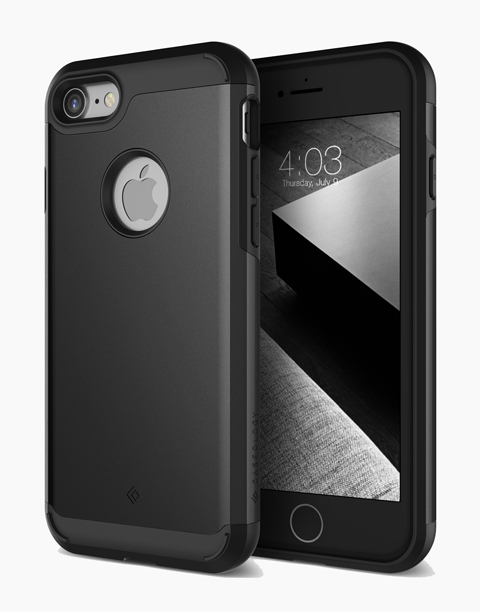 iPhone 7 Caseology Titan Series Heavy Duty Protection Defense Shield Gunmetal / Black