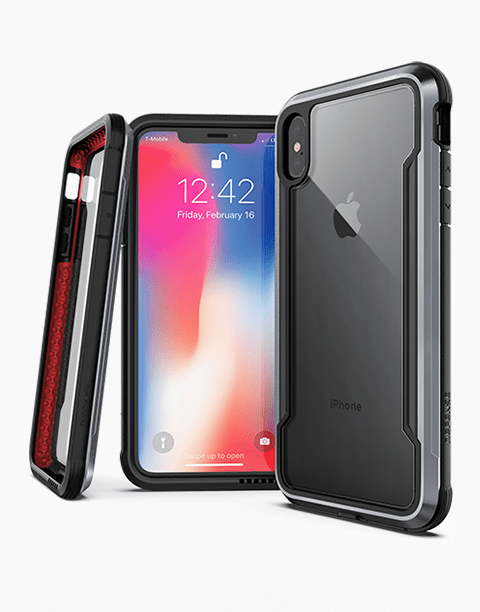 Defense Shield By X-Doria iPhone Xs Max Anti Shocks Case Up To 3M – T/Black