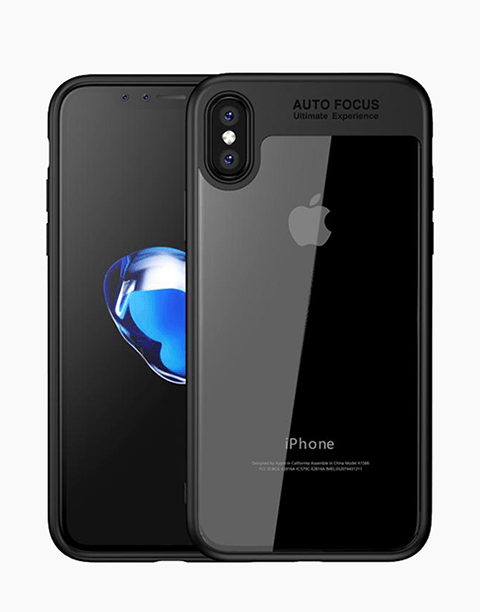 Clarity Series Original By Rock Transparent Slim Case For iPhone X - Black