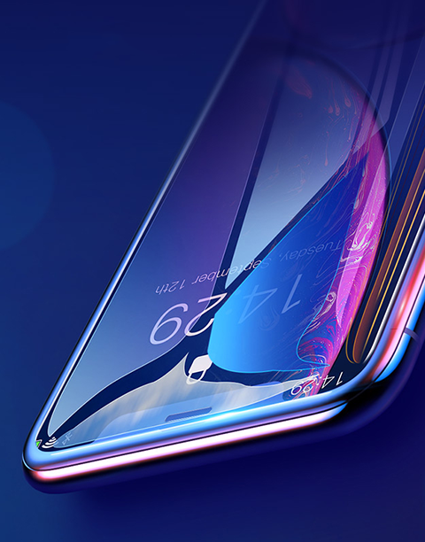 Joyroom 0.3mm Rigid-edge Curved Tempered Glass Screen For iPhone Xs | X