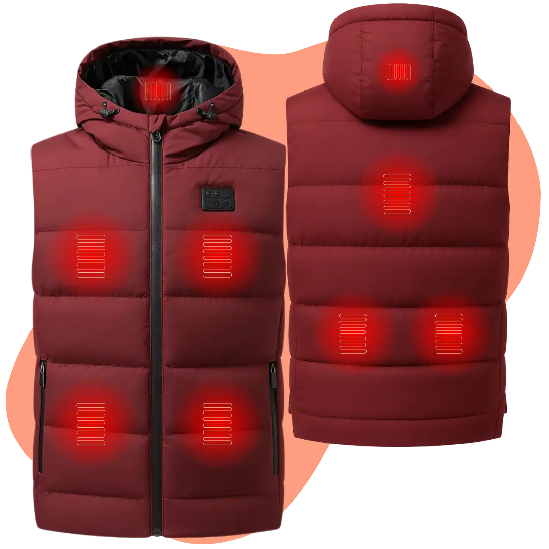 Fonctionnalités veste chauffante Heatcore