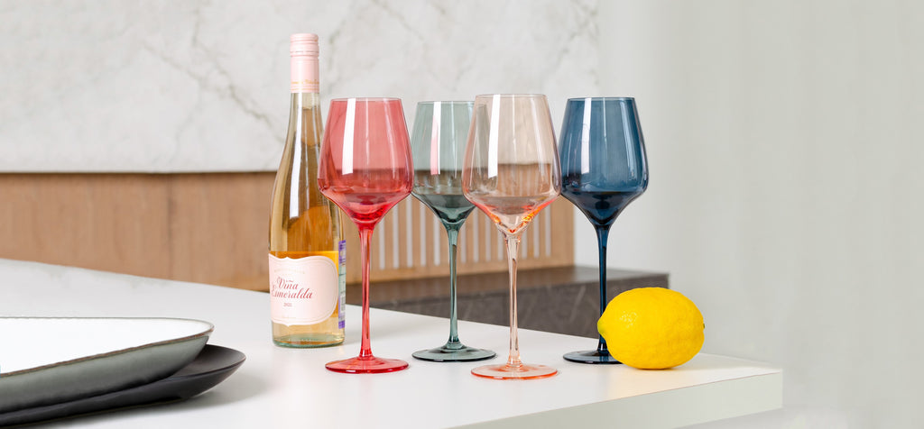 Make a statement with these eye-catching and unconventional stemmed wine glasses