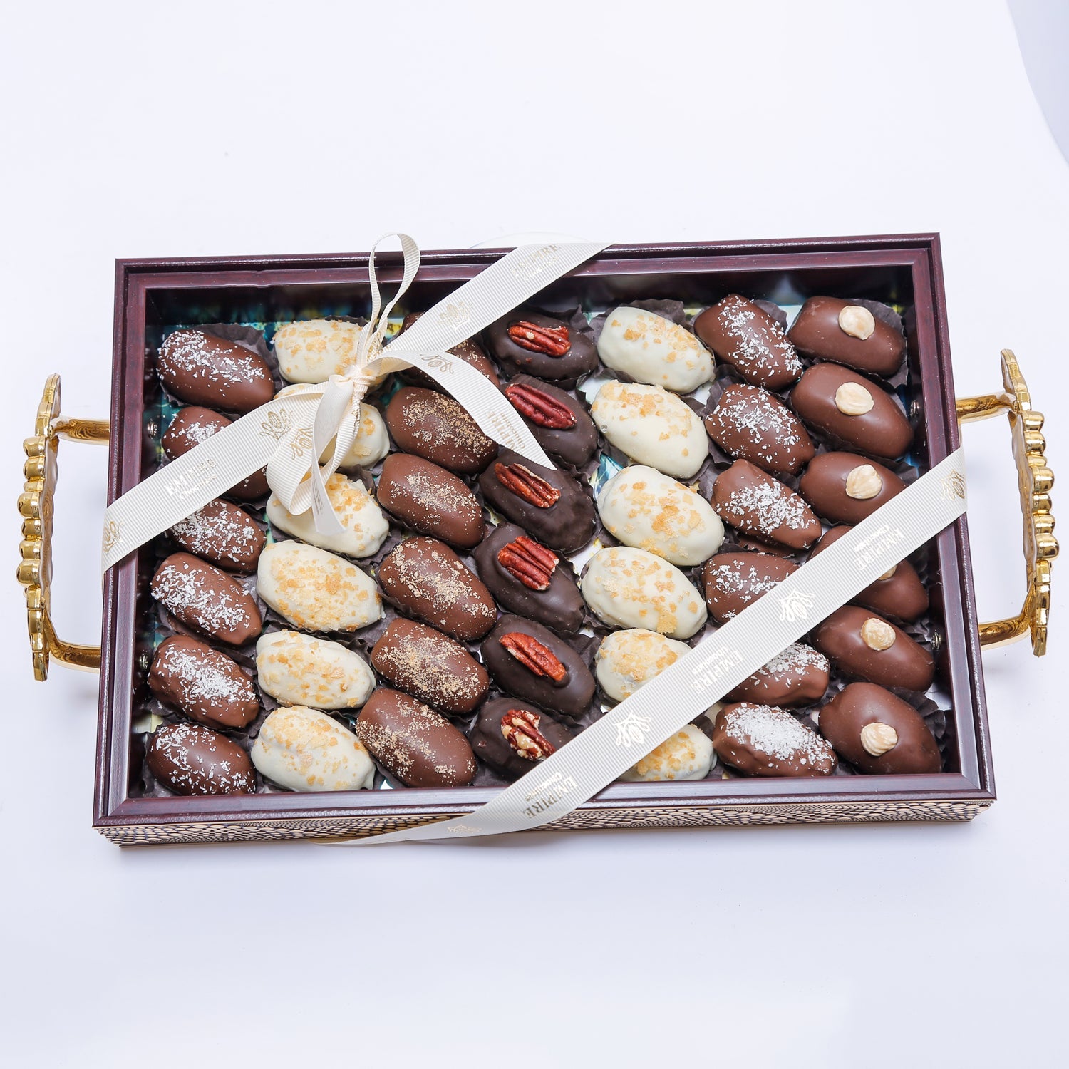 Floral Date Feast Tray - 42 Pieces | Empire Chocolate