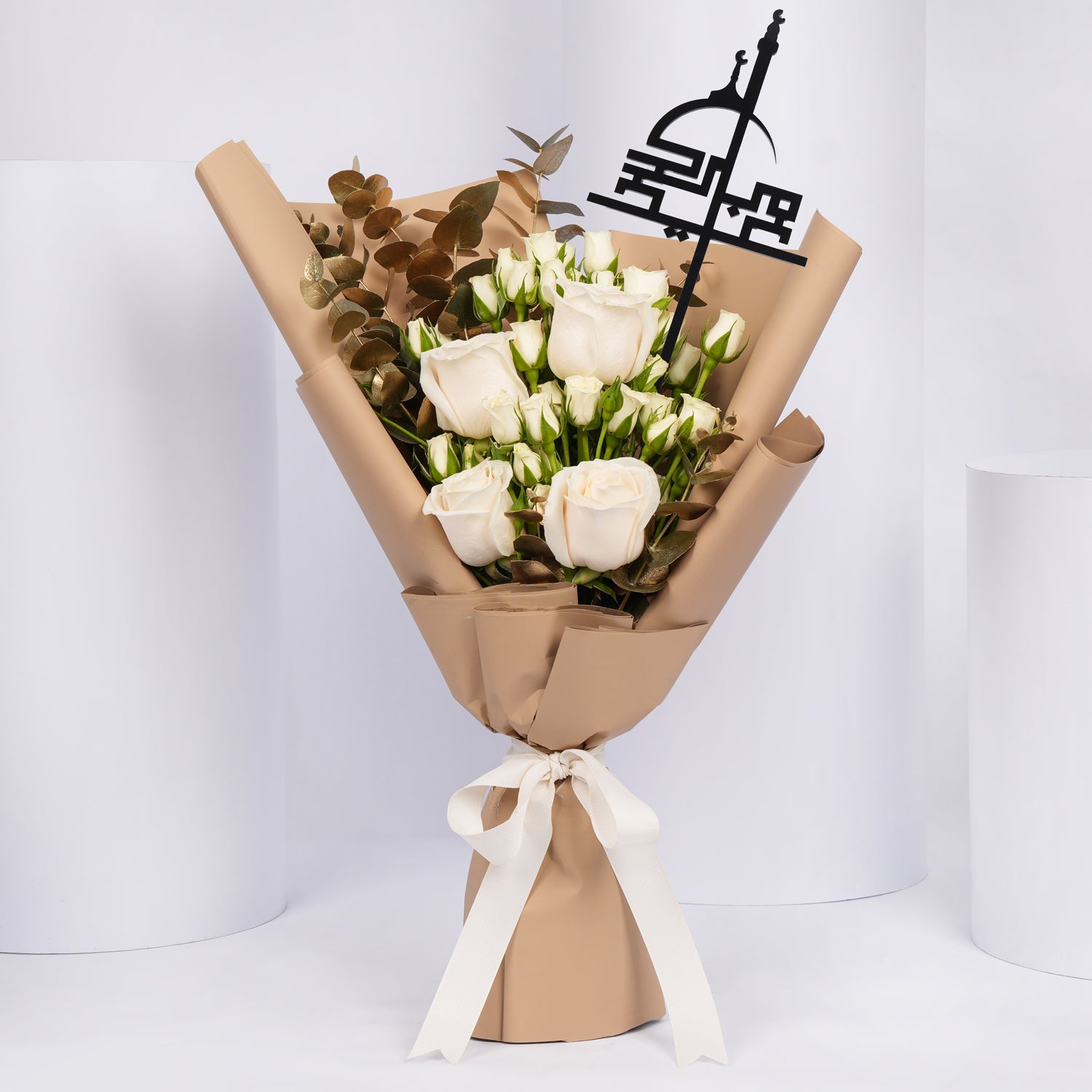 White Rose Bouquet for Eid