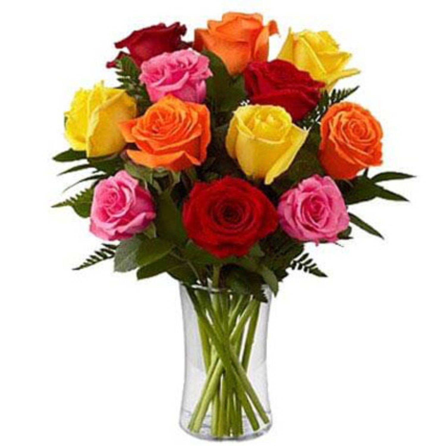 12 Mix Roses Arrangement