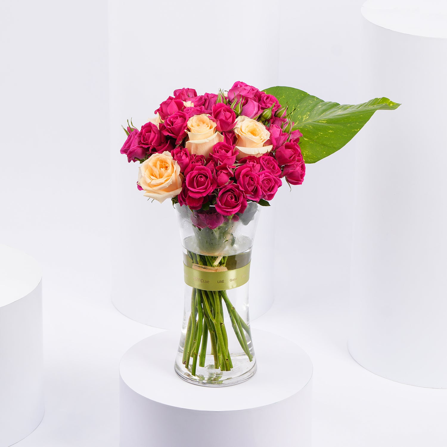 Serene Petals Vase Arrangement