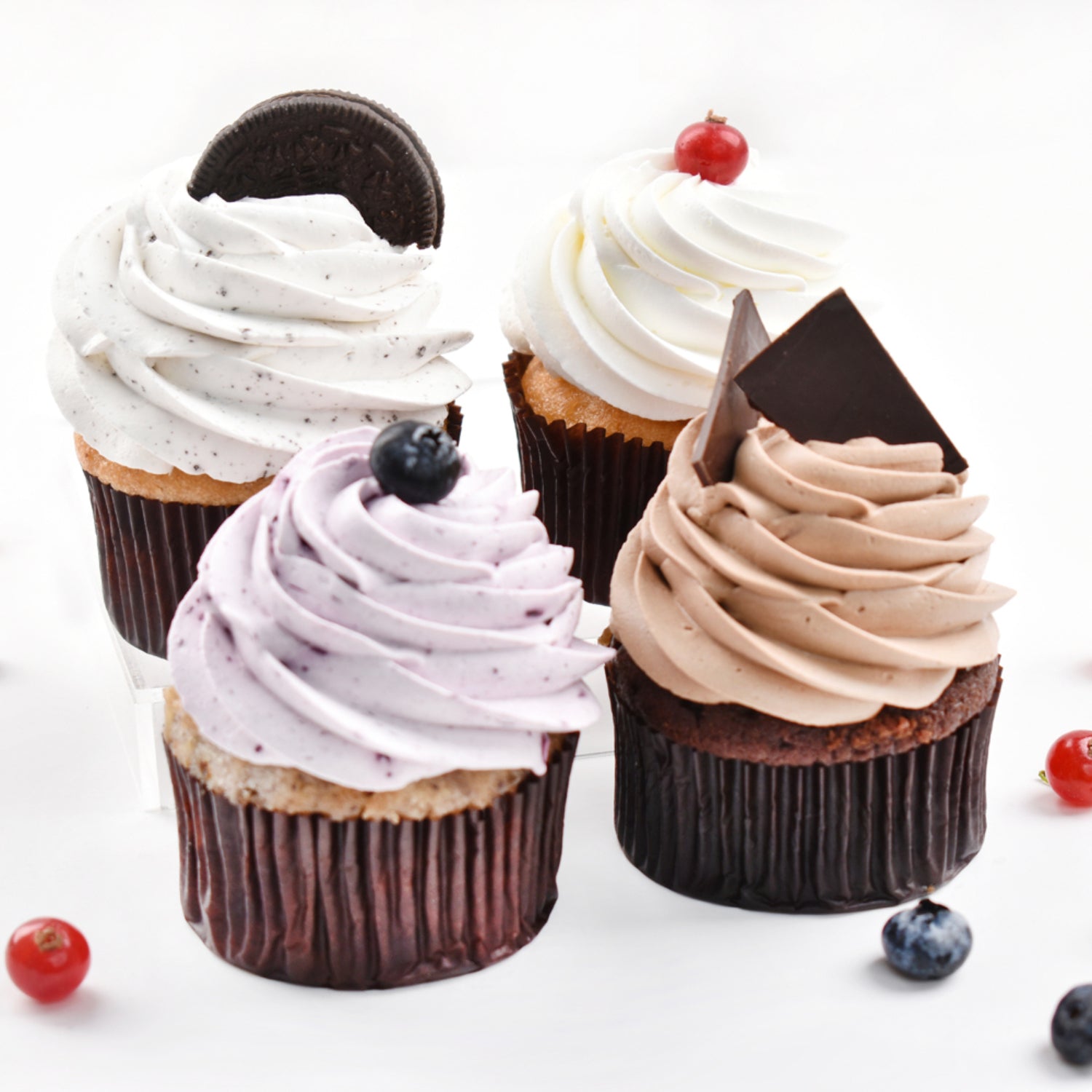 4 Assorted Cup cakes
