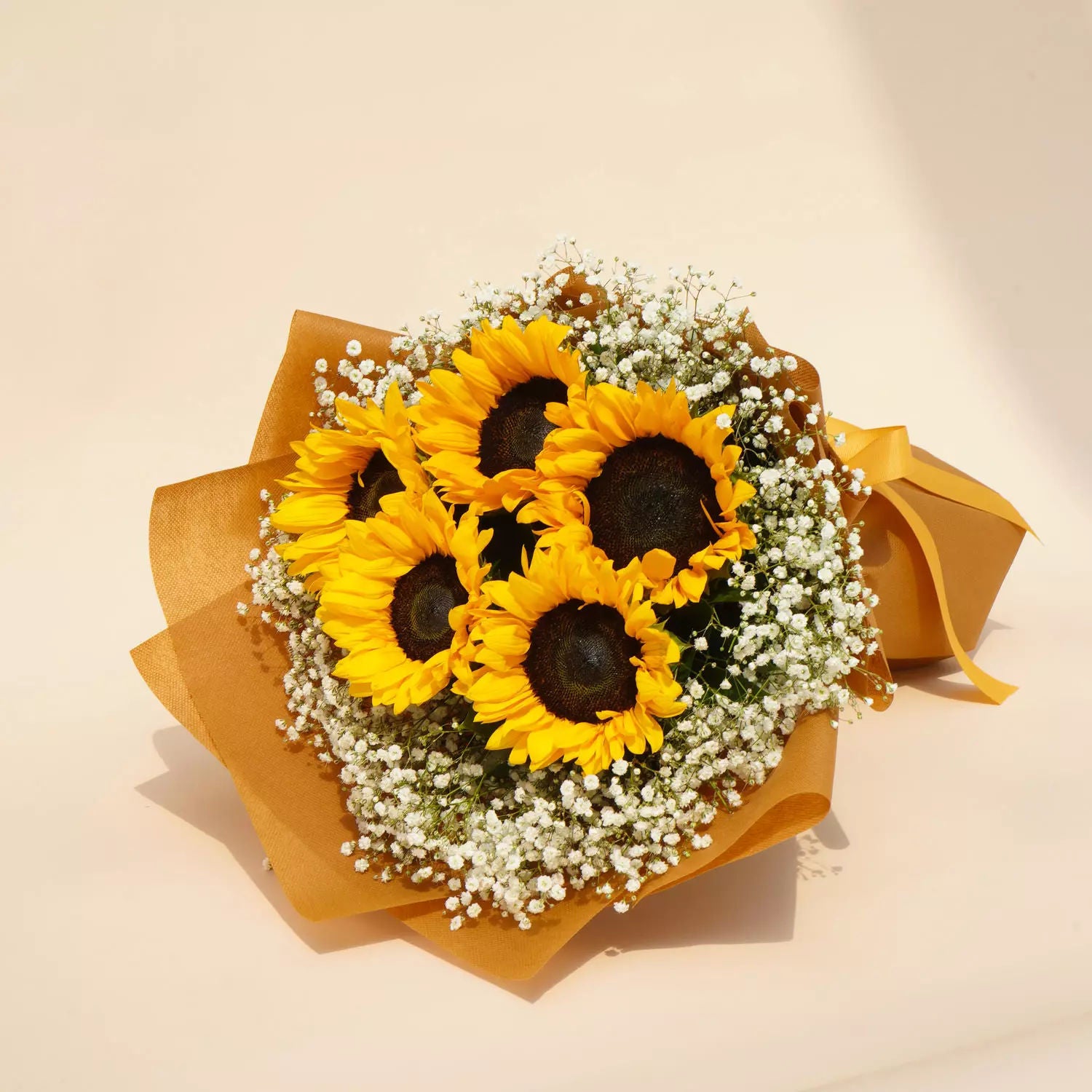 5 Sunflower Hand Bouquet