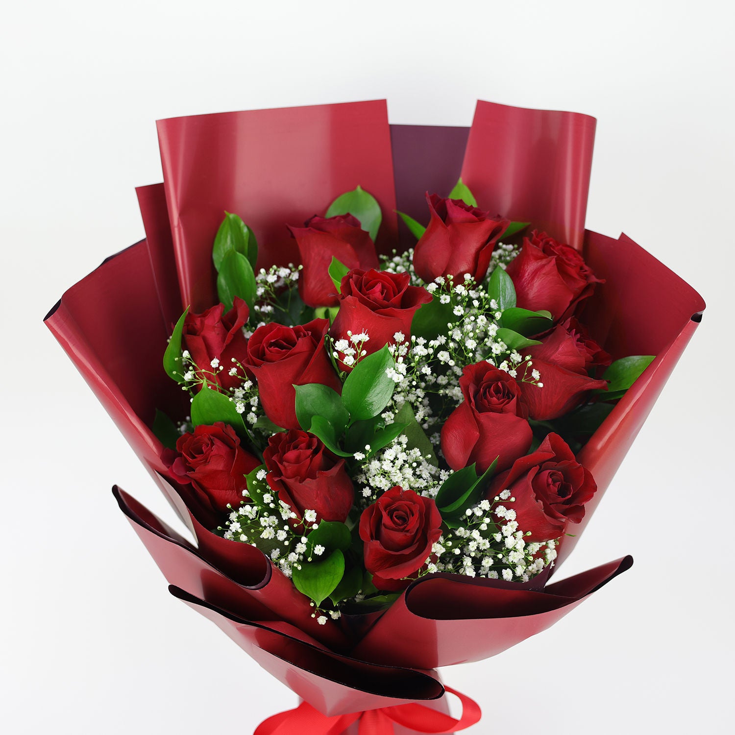 Bunch of Beautiful 12 Red Roses