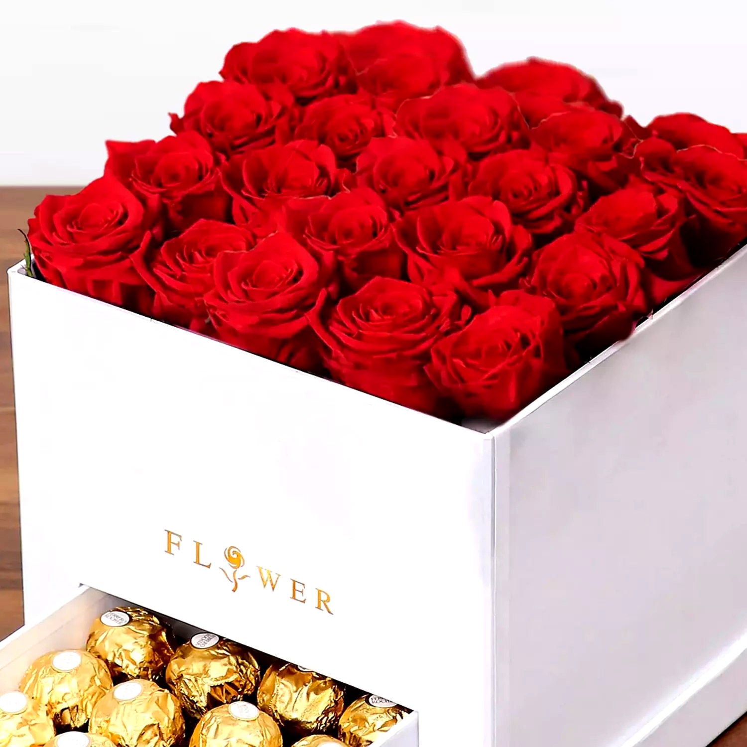 Classic Red Roses Arrangement