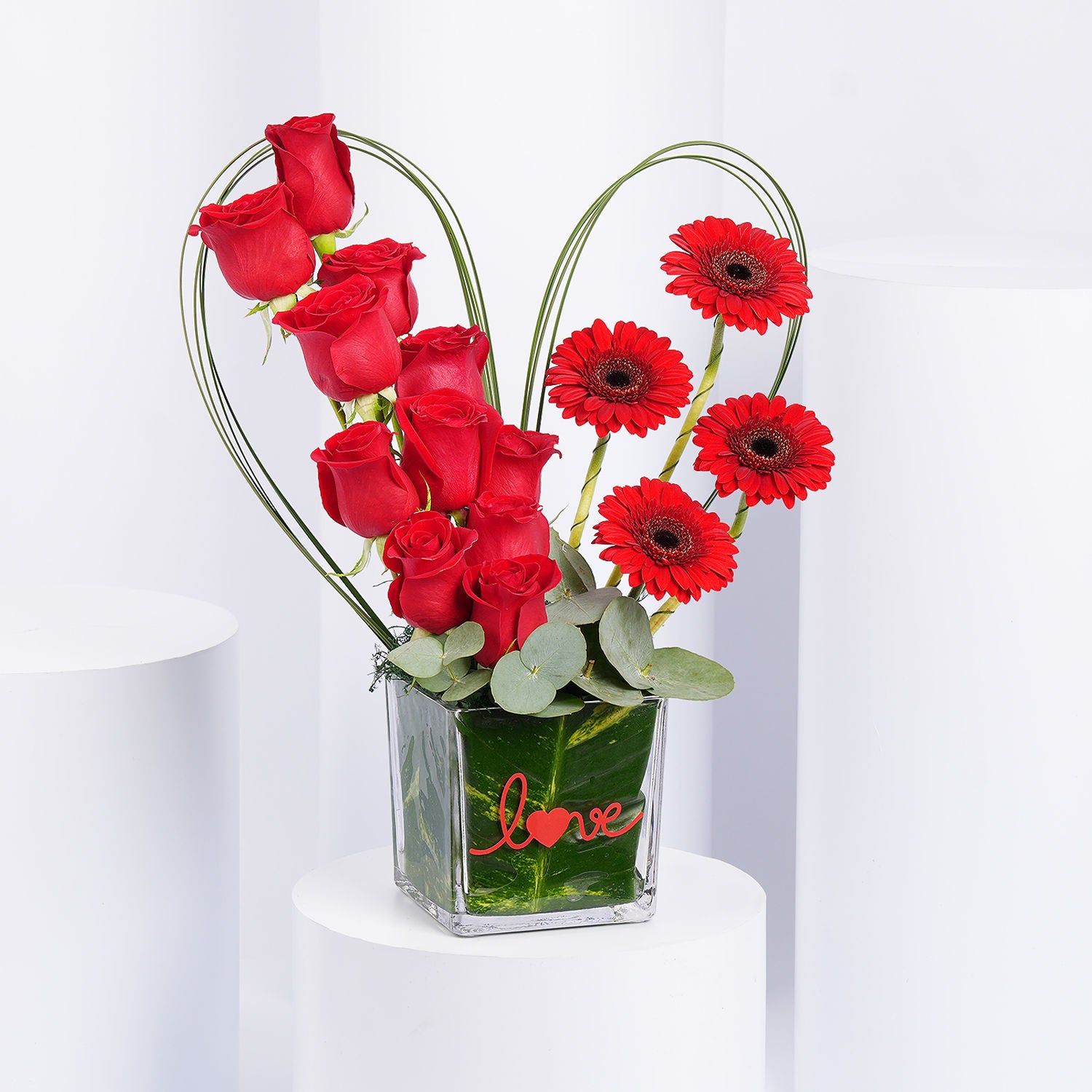 Eternal Love Blooms & Vase
