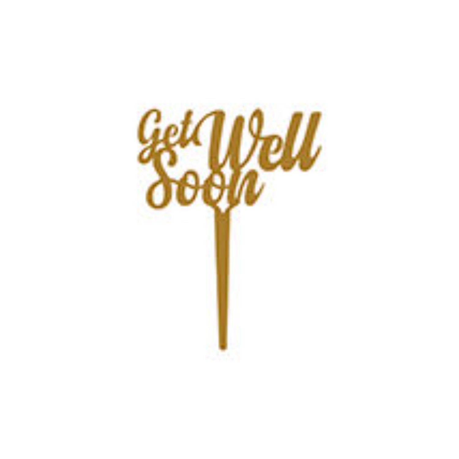 Get Well Soon Cake Topper