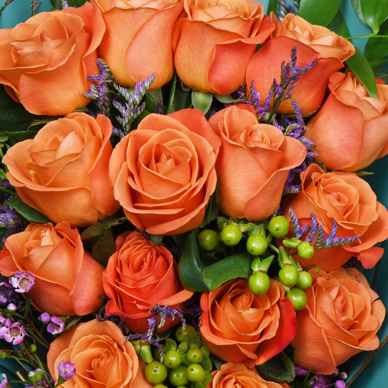 Harvest Glow Roses Bouquet