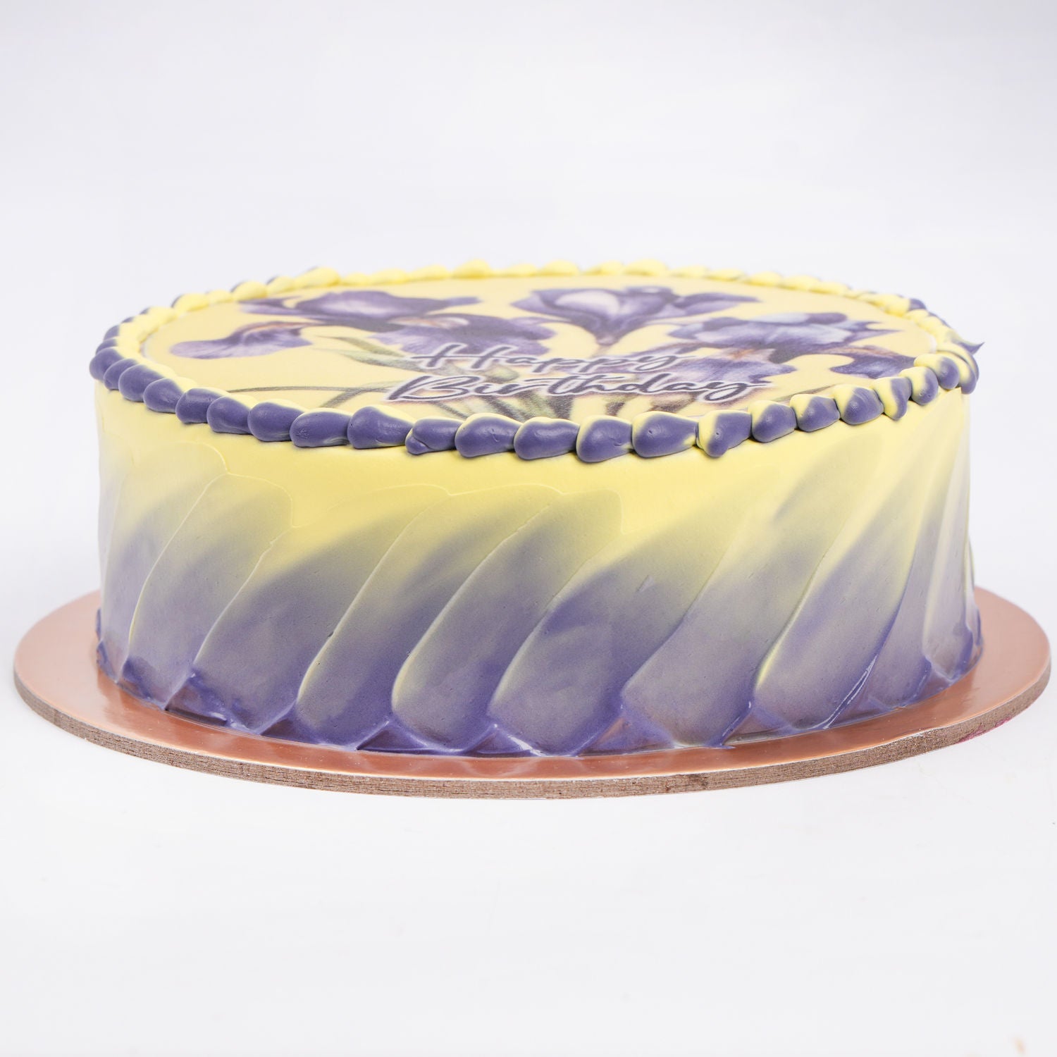 IRIS Flower Birthday Chocolate Cake