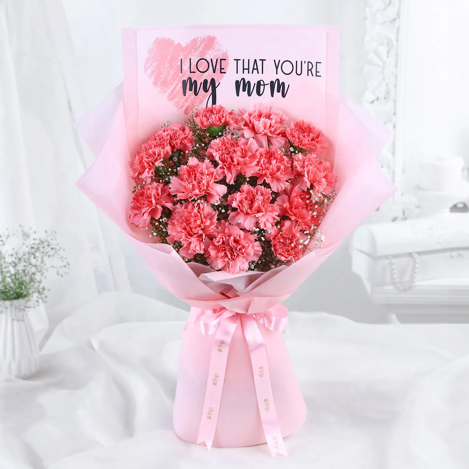 Mothers Love Carnation Bouquet