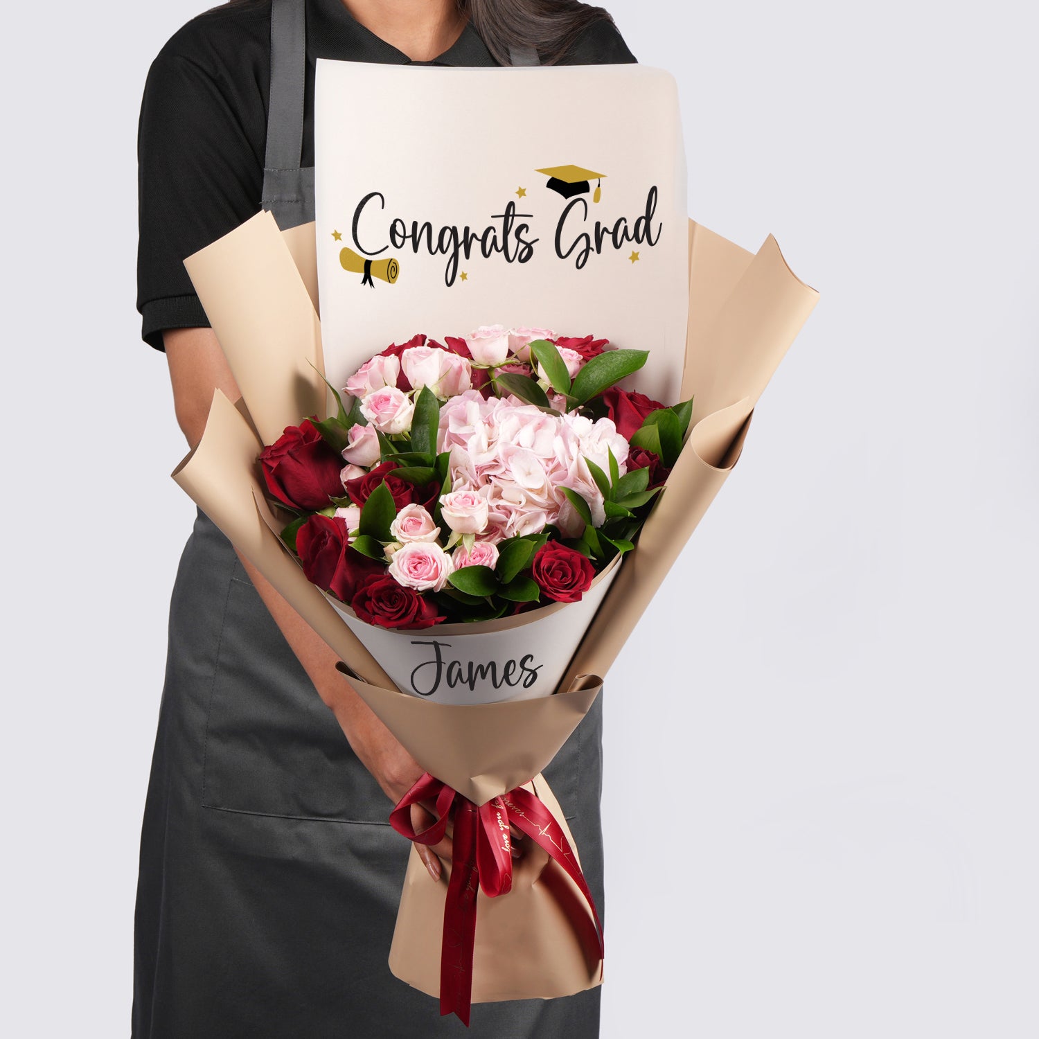 Personalised Flower Bouquet for Graduation