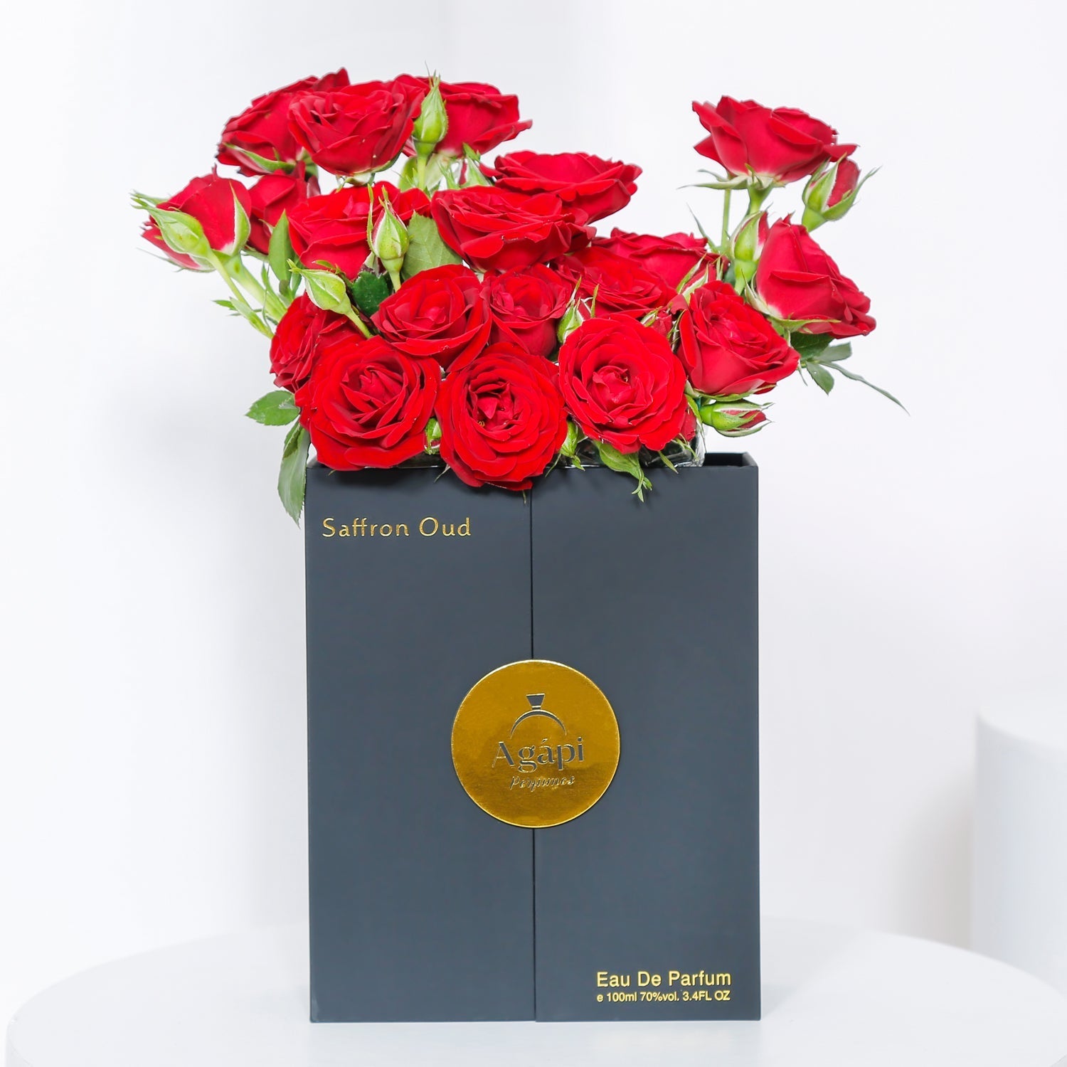 Red Roses with Saffron Oud EDP 100 ml | Agapi Perfumes