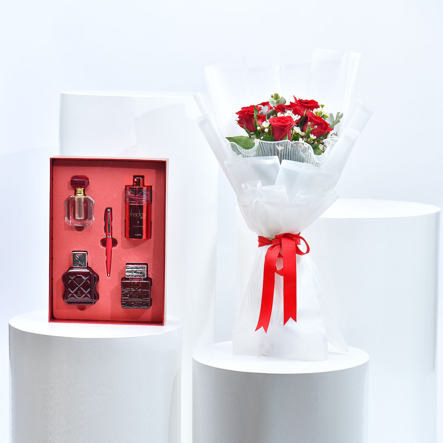 Rose Romance with Ajmal Perfumes' Amor Essence Gift Set