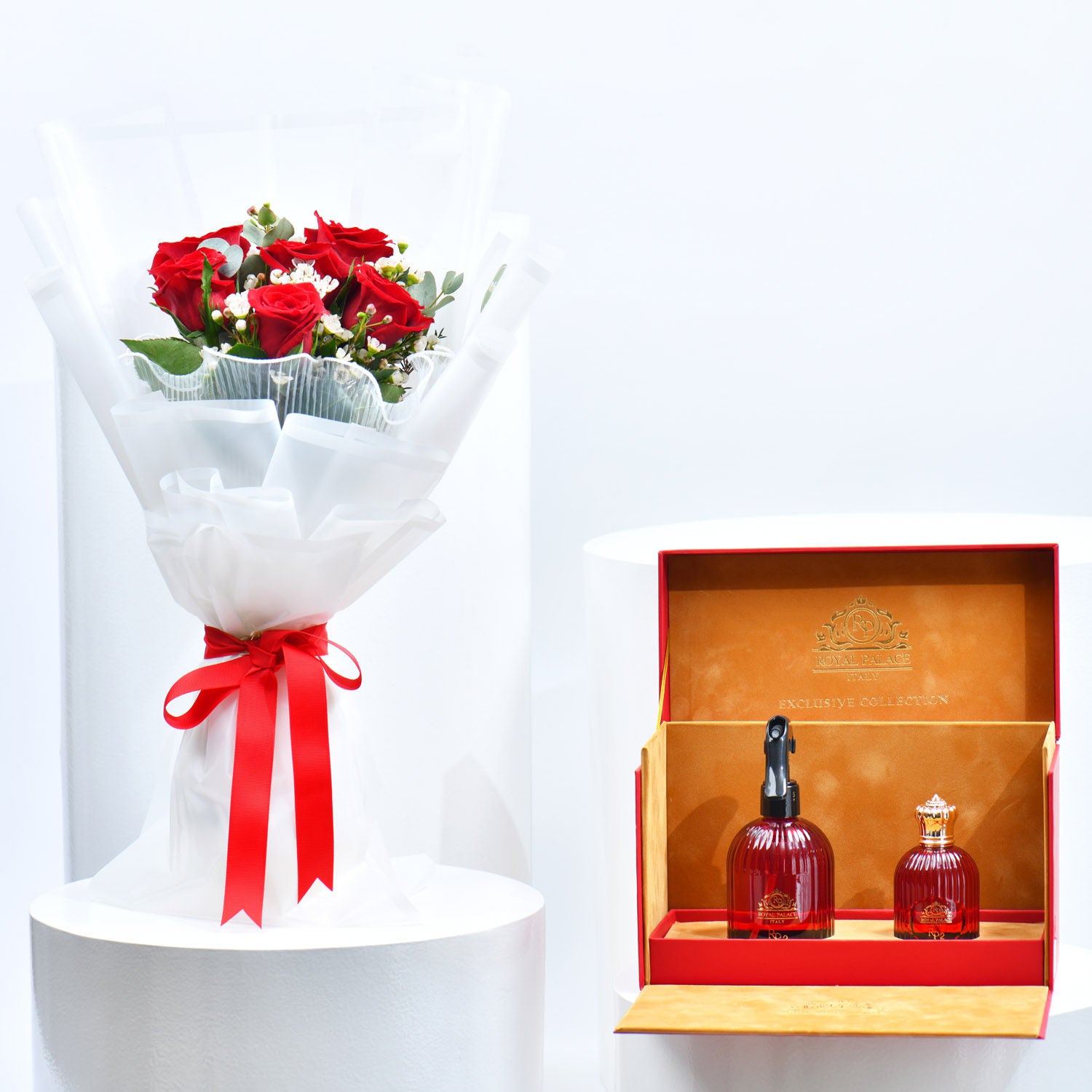 Roses with a Royal Palace Room Spray & Perfume Set