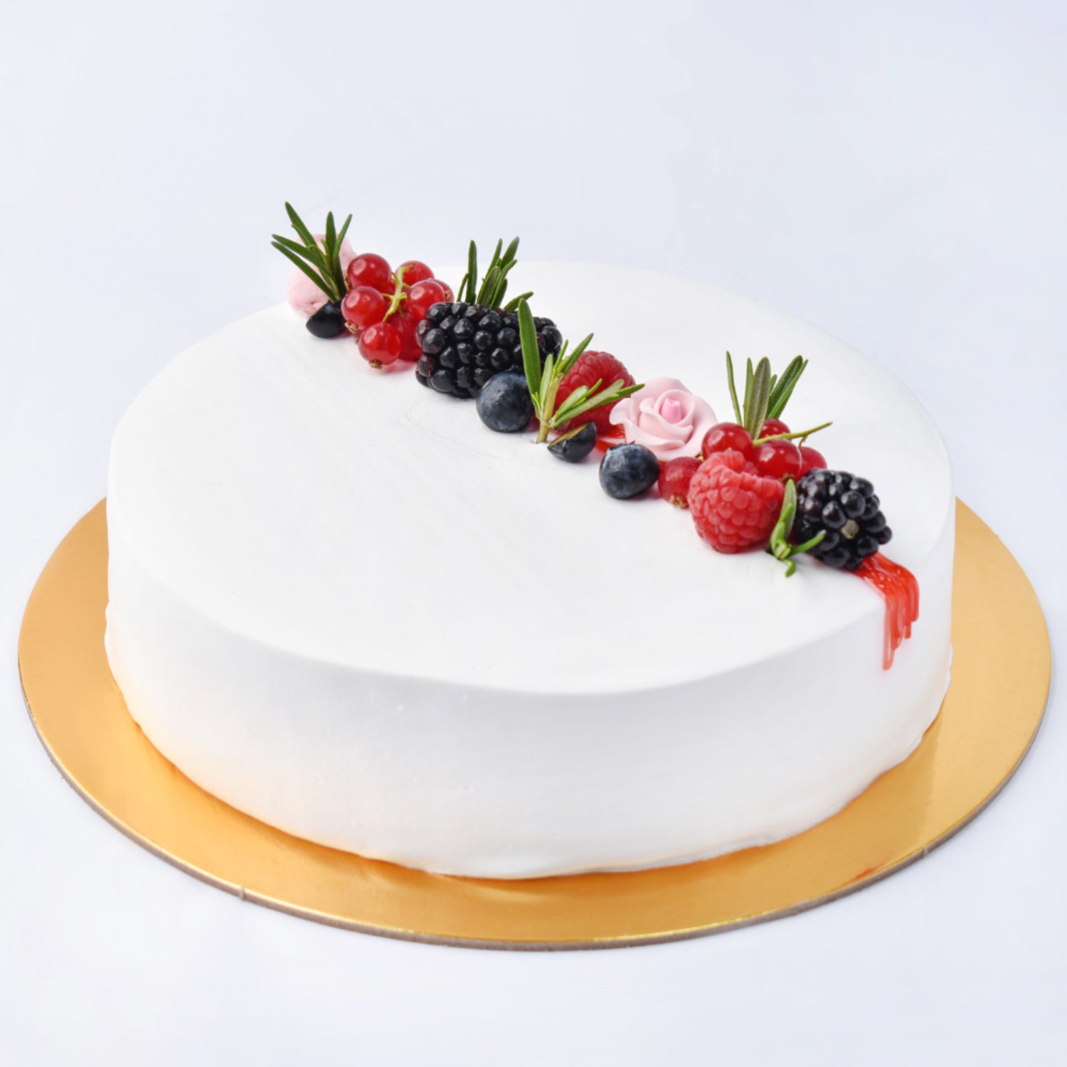 Vanilla Berry Cake
